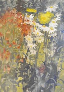 DODWELL Samuel 1909-1990,Study of Summer Flowers,1964,Jacobs & Hunt GB 2019-08-23