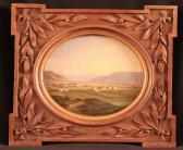 DOERELL Ernst Gustav 1832-1877,Landschaft in Tschechien mit Blick auf Fabr,1876,Auktionshaus Rieber 2010-03-22