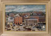 DOERFLINGER KARL 1900,the old market place, Providence, Rhode Island,1983,CRN Auctions US 2017-09-10