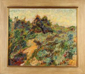 DOESER Jacobus Johannes 1884-1970,Large impressionistic landscape,1939,Twents Veilinghuis 2022-01-06