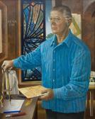 DOEVE Eppo 1907-1982,Portrait of the artist André van der Burght on the,Venduehuis NL 2017-11-15