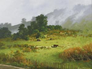 DOHENY Dennis 1956,Grazing Cattle (Carmel Highlands),1998,Bonhams GB 2019-04-16