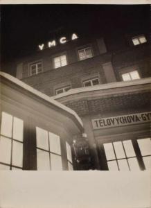DOHNANY Milos 1904-1944,YMCA GEBÄUDE IN PRESSBURG AM ABEND,1937,Zezula CZ 2019-05-30