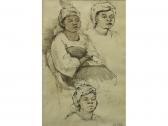 doike,Pen & ink sketches of an Afro-Caribbean woman,Andrew Smith and Son GB 2007-10-23