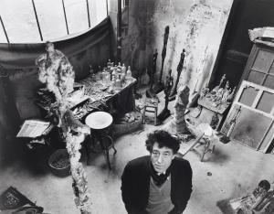 DOISNEAU Robert 1912-1994,Giacometti dans son Atelier,1957,Christie's GB 2019-04-02