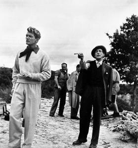 DOISNEAU Robert,Jean Cocteau et Jean Marais sur le tournage du fil,1949,Yann Le Mouel 2024-03-22