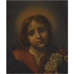 DOLCI Carlo 1616-1686,CHRIST, HEAD AND SHOULDERS, AS A BOY HOLDING A GAR,Sotheby's GB 2010-10-05