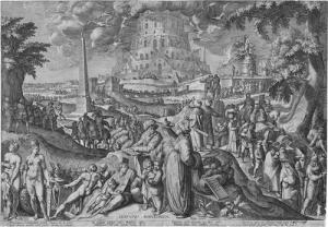 DOLENDO Zacharias,Confusio Babylonica: Der Turmbau zu Babel,1598,Galerie Bassenge 2018-11-28