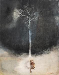 DOLENEC Franja Francina 1930,Samoca (Solitude),1963,Shapiro Auctions US 2019-11-02