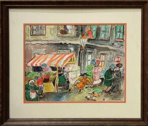 DOLLINGER r,Fruit Stand,Clars Auction Gallery US 2009-02-07