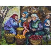 DOLLINGER Renate 1924,The Fruit Sellers,Clars Auction Gallery US 2023-03-17