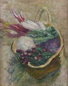 DOLZYCKI Leon 1888-1965,Still life with a basket of vegetables,Desa Unicum PL 2022-04-12