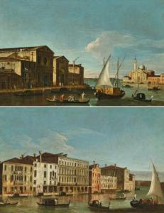 DOMENICHINI Apollonio 1715-1770,Scenes of Venice,Galerie Koller CH 2024-03-22