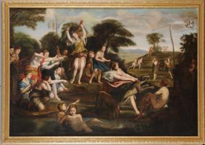 Domenichino 1700-1800,DIANA AND HER NYMPHS,Stair Galleries US 2011-10-14