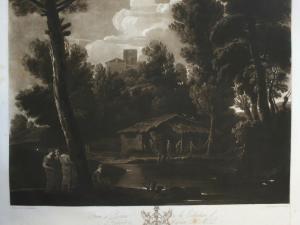 Domenichino 1700-1800,(ITALIANATE LANDSCAPE WITH FIGURES BY A POOL),Lawrences GB 2009-01-23