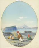 DOMENICO GATTI 1892-1916,Fisherfolk in the Bay of Naples,Burstow and Hewett GB 2014-02-26