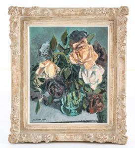 DOMENJOZ Raoul 1896-1978,Bouquet de fleurs,Piguet CH 2018-09-24