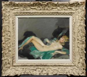 DOMERGUE Gaston 1885-1927,Reclining nude,Galerie Koller CH 2010-11-29