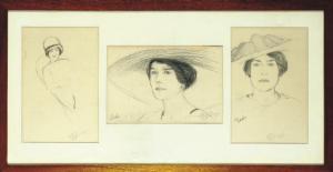 DOMERGUE Jean Gabriel 1889-1962,Three studies of ladies,Christie's GB 2007-11-21