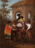 DOMINGUEZ BÉCQUER Joaquín 1817-1879,La partida de los bandoleros,1846,Fernando Duran ES 2012-05-08