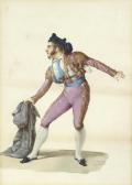 DOMINGUEZ BÉCQUER Joaquín 1817-1879,Two Spanish costume studies,1834,Bonhams GB 2015-11-24