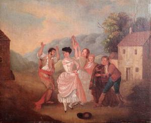 DOMINGUEZ BECQUER Valeriano 1834-1870,Danse napolitaine,Osenat FR 2019-09-28