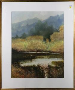 DOMINGUEZ Miguel 1941,Misty Mountain Pond,Clars Auction Gallery US 2017-01-14