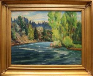 DOMINIQUE John Augustus 1893-1994,Molalla River,1940,Clars Auction Gallery US 2020-08-08