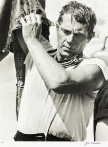 Dominis John 1921-2013,Steve Mc Queen after motorcycle race, Mojave Deser,1963,Rosebery's 2024-01-16