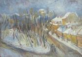 DONA Nuni 1916-2009,Winter Landscape in Bucharest,Alis Auction RO 2009-04-25