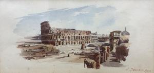 DONADONI Stefano 1844-1911,The Colosseum, Rome,Gorringes GB 2021-07-12