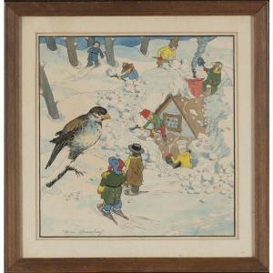 DONAHUE William Howard 1891,The Teenie Weenies shovel out,Sotheby's GB 2011-04-11