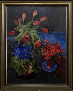 DONALD Anne 1941,RED AND BLUE STILL LIFE,McTear's GB 2023-08-17
