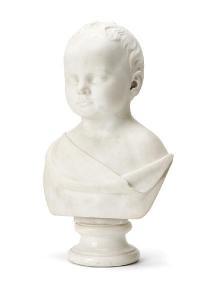 DONALD CAMPBELL Haggart 1869-1912,A marble bust of a young boy,Bonhams GB 2009-08-20