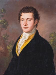 DONAT Johann Daniel 1744-1830,Ifjú nemes portréja,1814,Nagyhazi galeria HU 2021-06-08