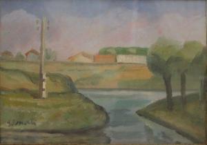 DONATI Gino 1910-1994,Paesaggio,Estense Casa d'Aste IT 2013-11-30