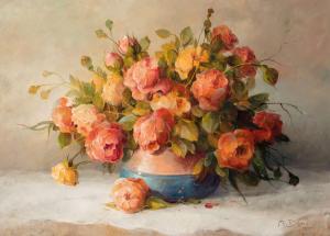 DONI ANTONIO 1932,Vaso con rose,Wannenes Art Auctions IT 2016-06-01