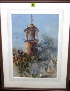 DONNE Henry Richard Beadon 1860-1949,A Dovecote,Riviera,Bellmans Fine Art Auctioneers GB 2016-03-12