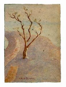 DONNE Henry Richard Beadon 1860-1949,Albero.,1947,Gonnelli IT 2022-09-08