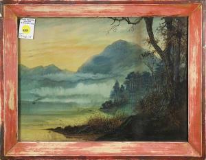 DONNELLY William A 1860-1870,Lake Landscape,1893,Clars Auction Gallery US 2018-08-11