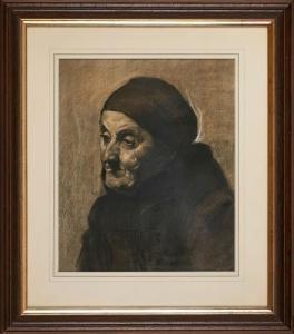 DONNER VON RICHTER Otto 1828-1911,Portrait einer alten Bäuerin,Dobritz DE 2021-04-24