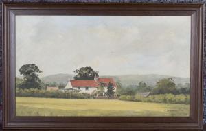 DONNITHORNE PETER 1933,Landscape with House,1976,Tooveys Auction GB 2021-06-23