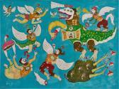DONO Heri 1960,Flying Angels and a Dragon,2007,Sotheby's GB 2021-11-16