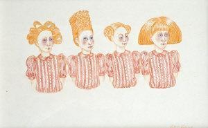 Donoso Lopez Vanessa 1978,Four Red Haired Sisters,2008,Adams IE 2009-04-07