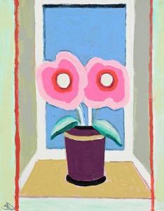 DONOVAN Jack 1934-2014,Two Flowers in a Pot,2013,Morgan O'Driscoll IE 2023-11-27