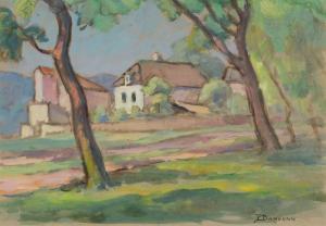 DONOVAN Phoebe 1902-1998,FARM BUILDINGS, TUSCANY,Ross's Auctioneers and values IE 2024-03-20