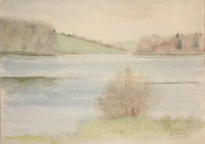 DONOVAN Phoebe 1902-1998,Lake Landscape,De Veres Art Auctions IE 2010-06-15
