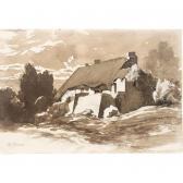 DONZEL Charles 1824-1889,A THACHED COTTAGE,Sotheby's GB 2005-12-08