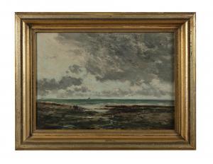 DONZEL Charles 1824-1889,Coastal Landscape,Adams IE 2023-02-14