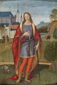DONZELLI Pietro 1452-1509,Saint Julian the Hospitaller,Palais Dorotheum AT 2012-04-18